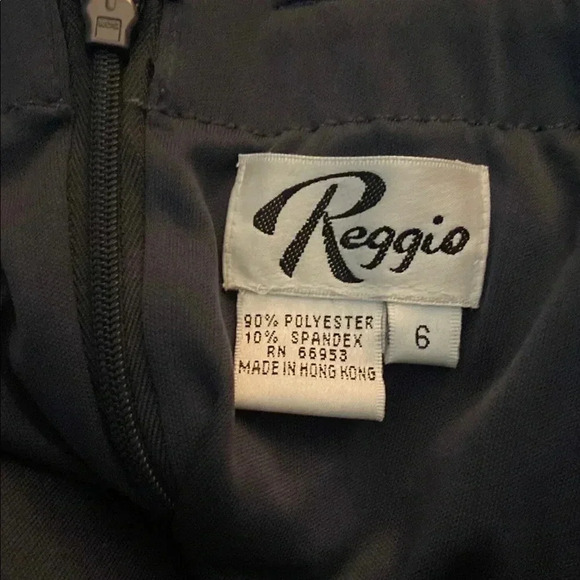 Reggio Charcoal Gray Evening Dress - Picture 4 of 4